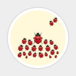 Ladybugs assemble! Magnet